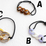 簡単チェーンヘアゴムの作り方はめて結ぶだけ