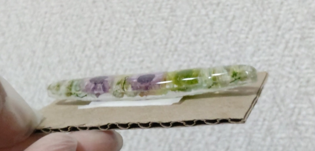 レジン)ドライフラワー入りヘアクリップの作り方|華やかヘアアクセ