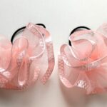 100均リボンでポンポンヘアゴムの作り方