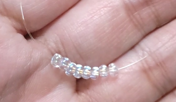 partsclubフラワーパーツとビーズのヘアクリップ作り方10
