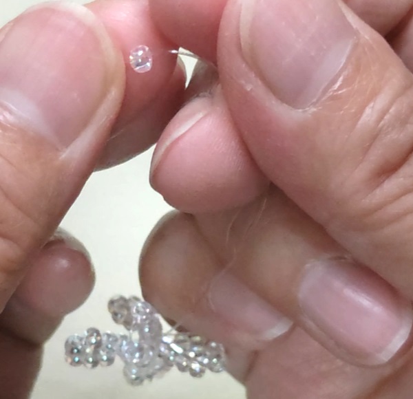 partsclubフラワーパーツとビーズのヘアクリップ作り方16