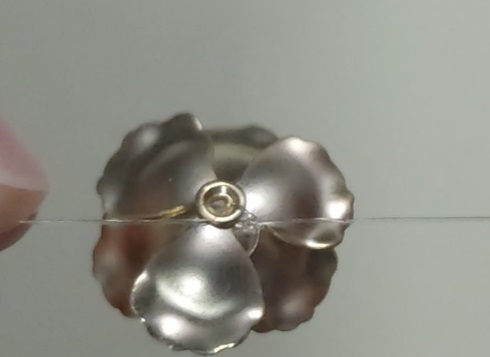 partsclubフラワーパーツとビーズのヘアクリップ作り方25