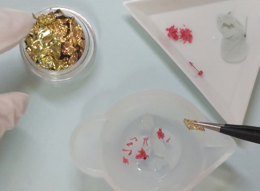 オリジナルビーズのヘアゴム作り方2