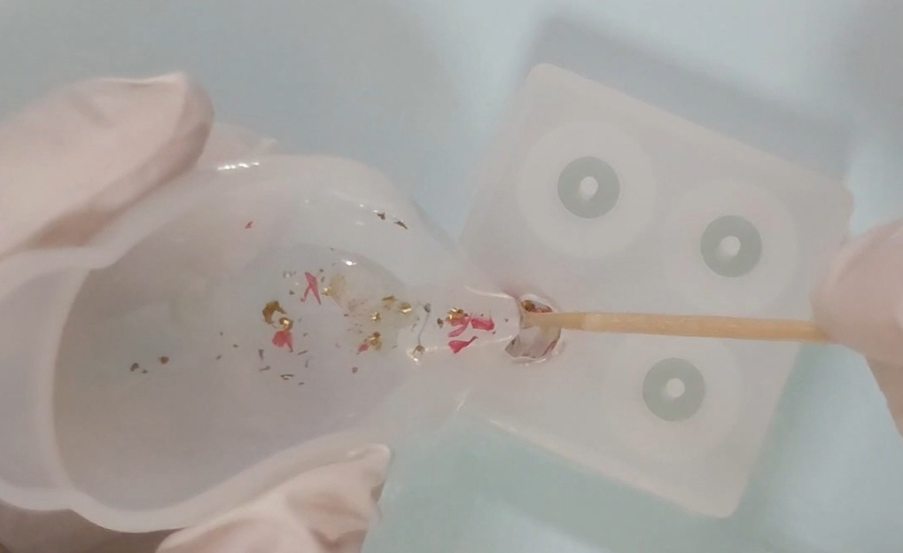 オリジナルビーズのヘアゴム作り方4