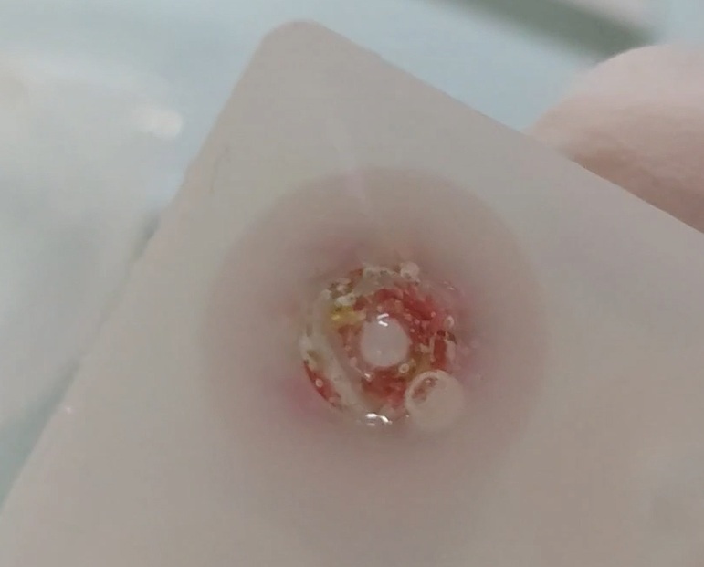 オリジナルビーズのヘアゴム作り方6