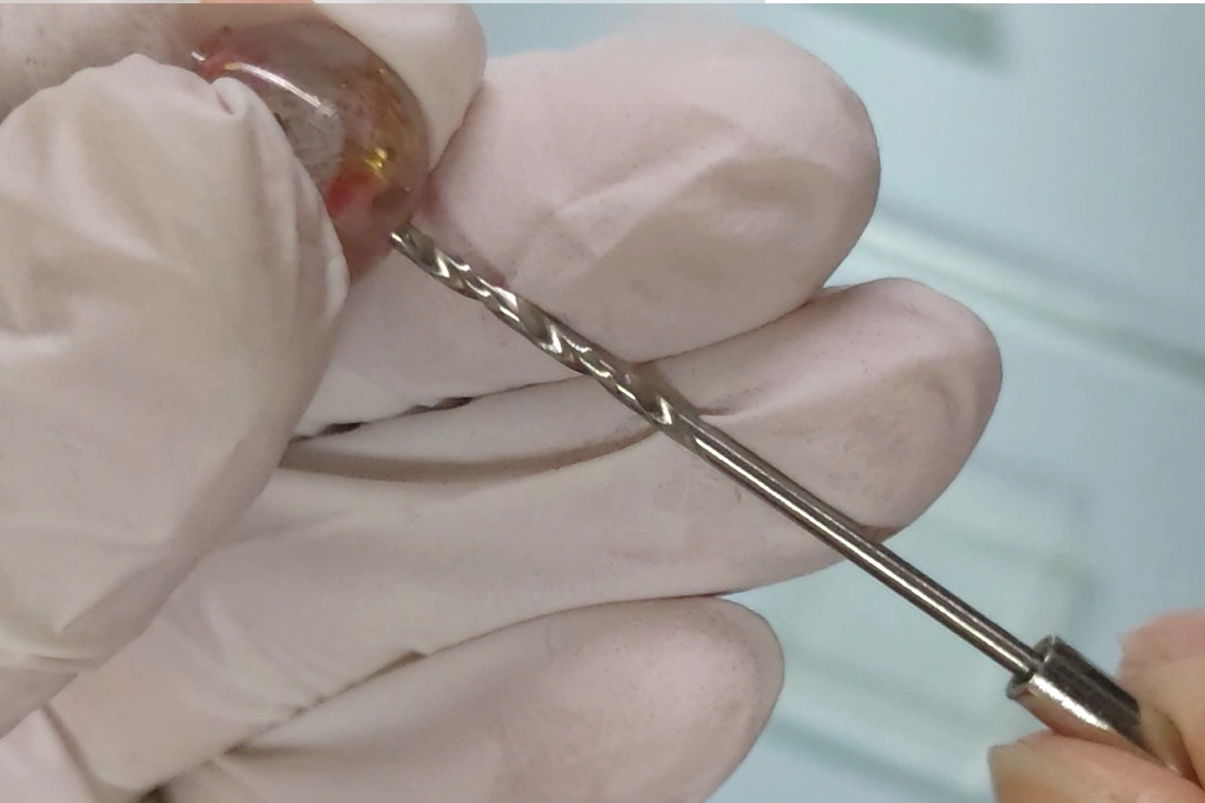 オリジナルビーズのヘアゴム作り方9