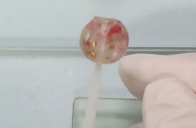 オリジナルビーズのヘアゴム作り方11