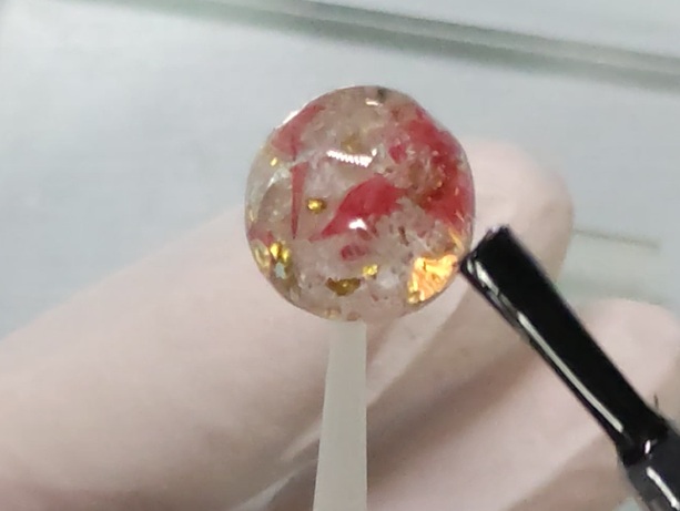 オリジナルビーズのヘアゴム作り方12