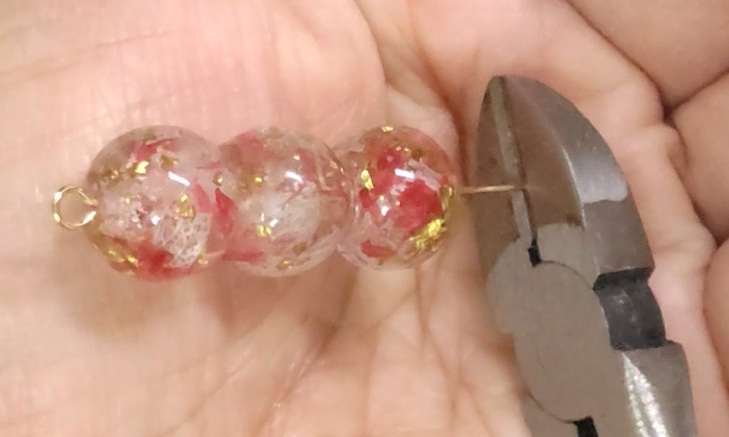 オリジナルビーズのヘアゴム作り方14