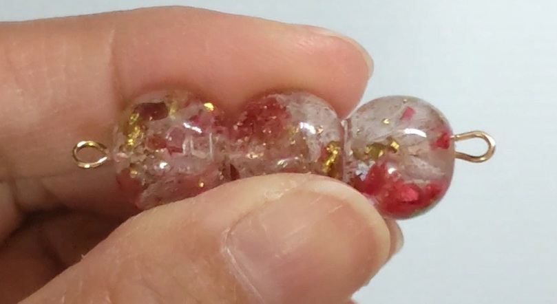 オリジナルビーズのヘアゴム作り方16