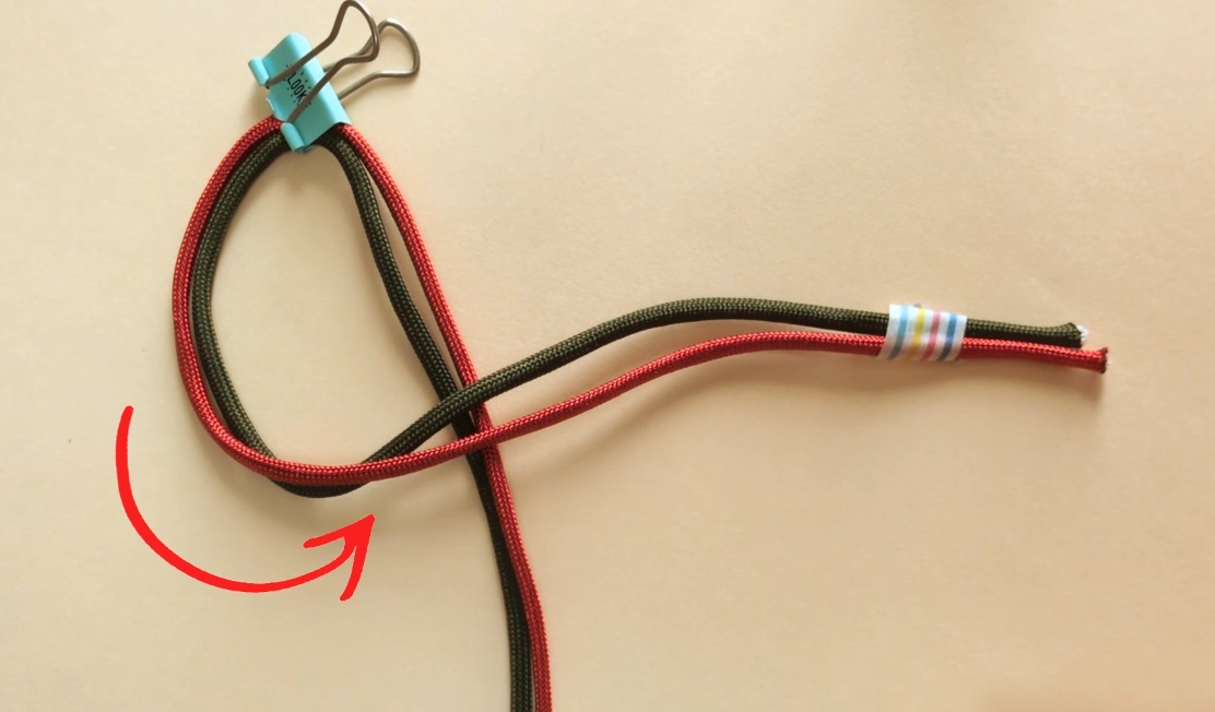 パラコードでヘアゴムの作り方6