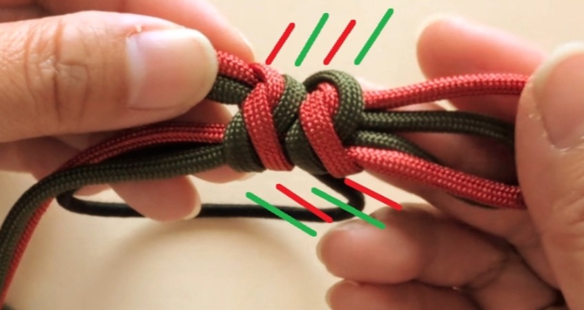 パラコードでヘアゴムの作り方16