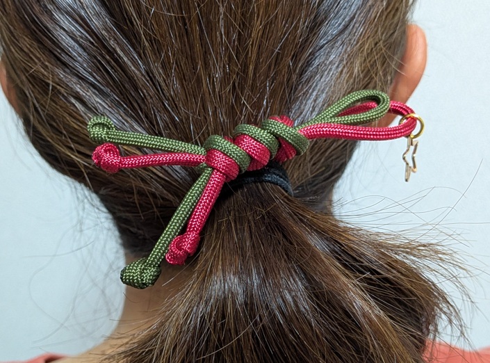 パラコードでヘアゴムの作り方