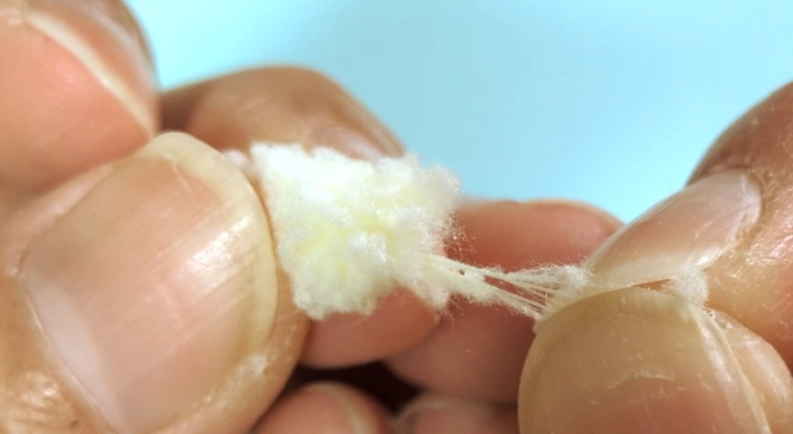 小学生も作れるゆびあみシュシュの作り方28