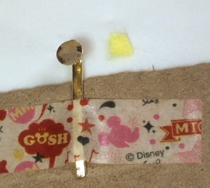 フラットワイヤーリボンのポニーフックの作り方14