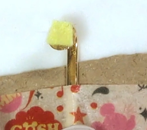 フラットワイヤーリボンのポニーフックの作り方16