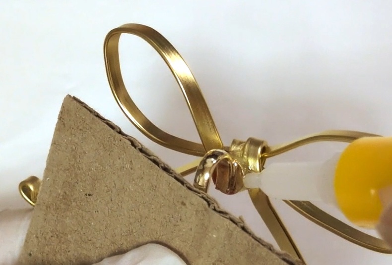 フラットワイヤーリボンのポニーフックの作り方19