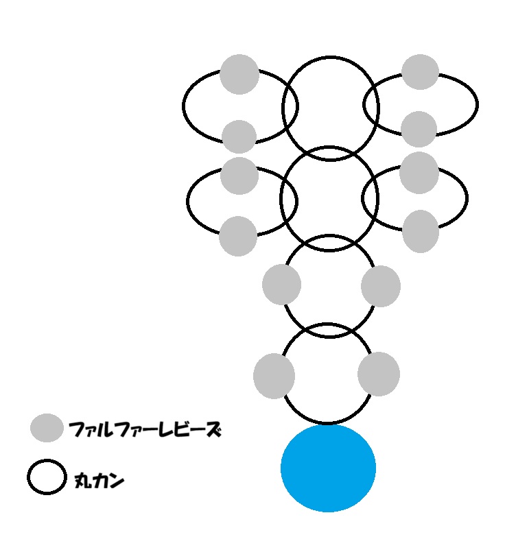 水風船ヨーヨーとファルファーレのヘアピン作り方10