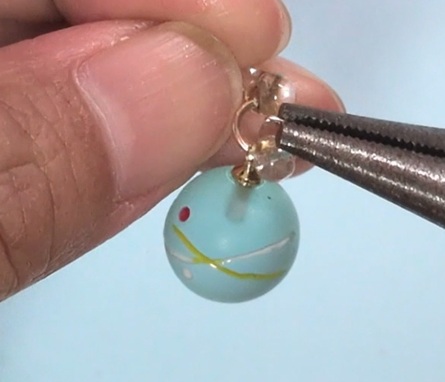 水風船ヨーヨーとファルファーレのヘアピン作り方11